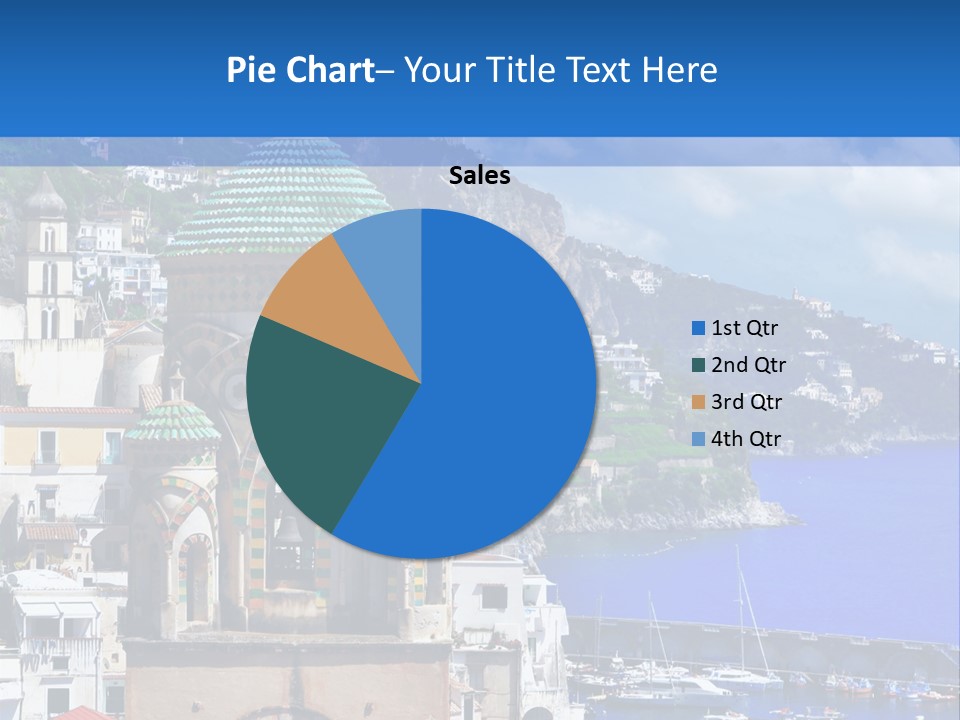 Romance Building Outdoor PowerPoint Template