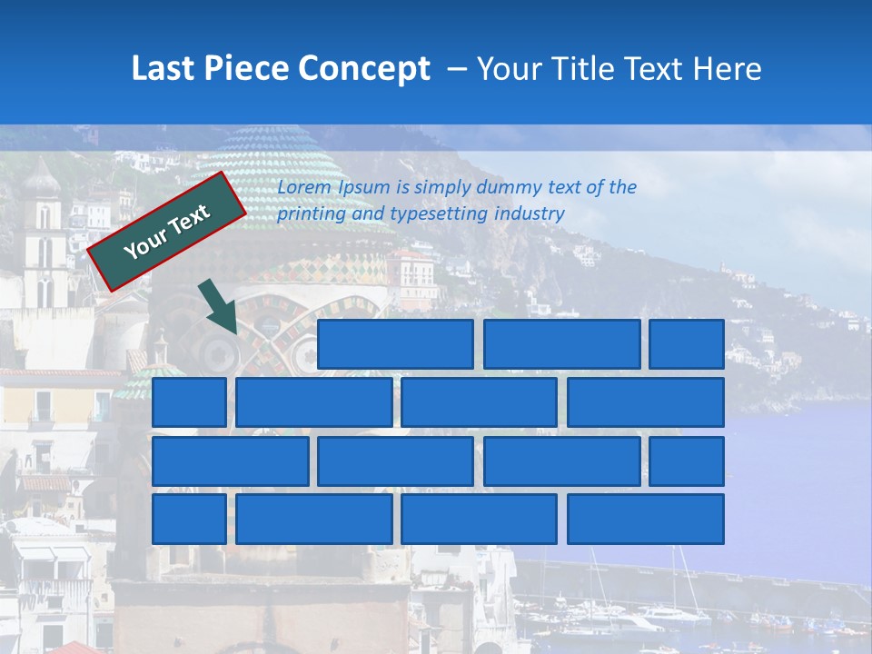 Romance Building Outdoor PowerPoint Template