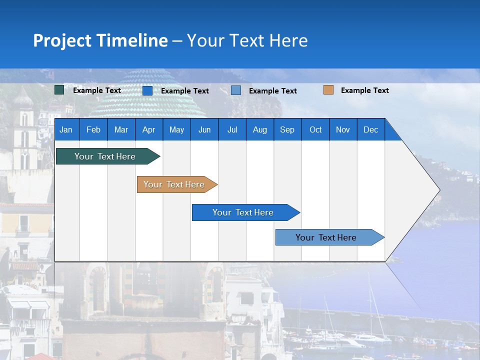 Romance Building Outdoor PowerPoint Template