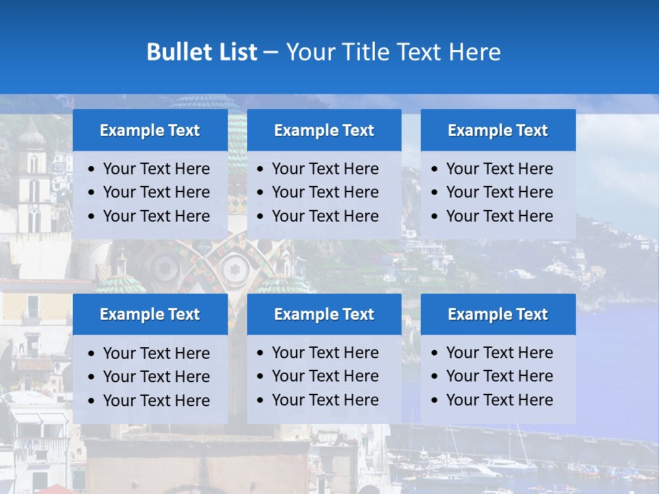 Romance Building Outdoor PowerPoint Template