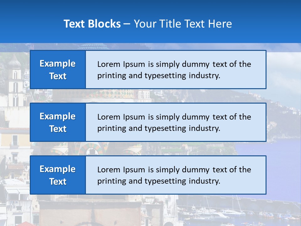 Romance Building Outdoor PowerPoint Template