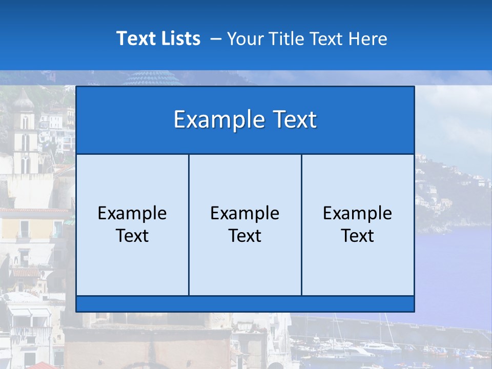 Romance Building Outdoor PowerPoint Template