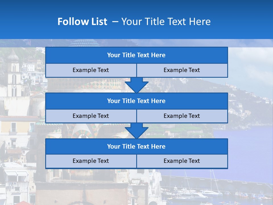 Romance Building Outdoor PowerPoint Template