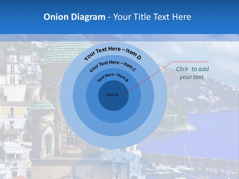 Romance Building Outdoor PowerPoint Template