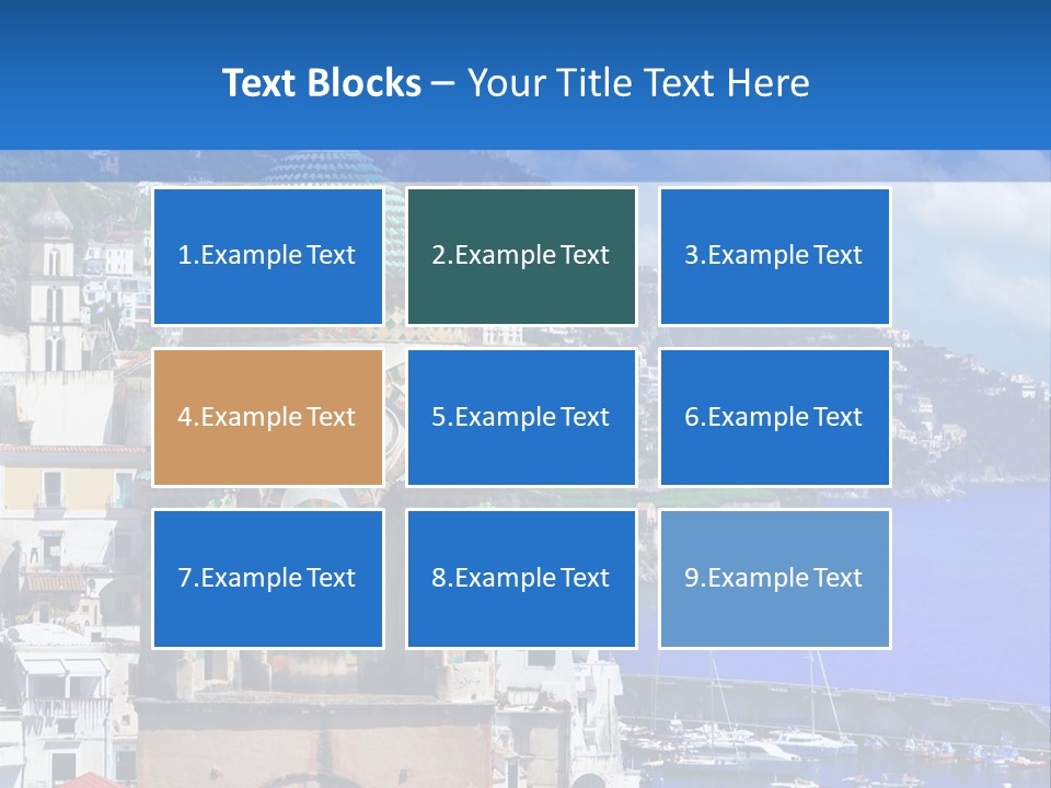 Romance Building Outdoor PowerPoint Template