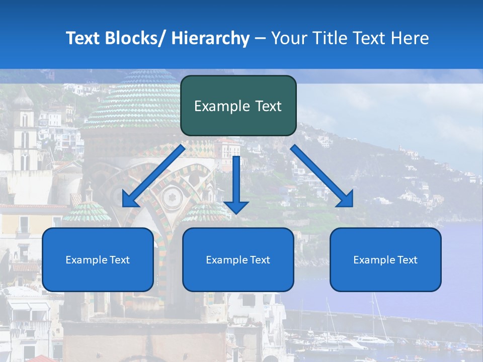 Romance Building Outdoor PowerPoint Template