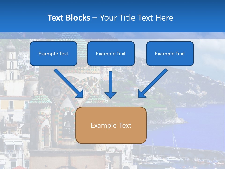Romance Building Outdoor PowerPoint Template