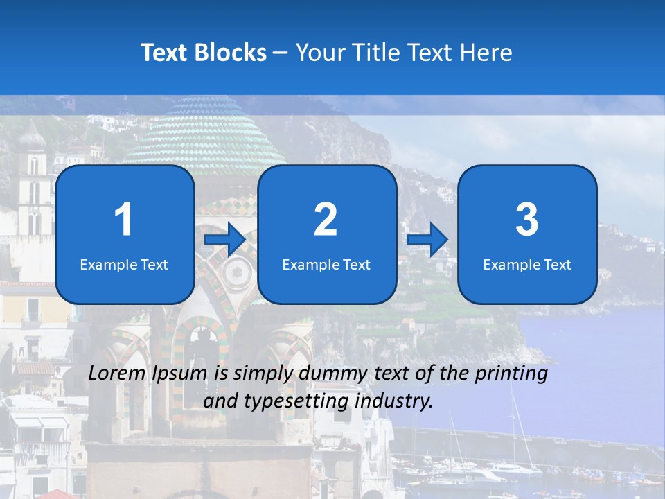 Romance Building Outdoor PowerPoint Template