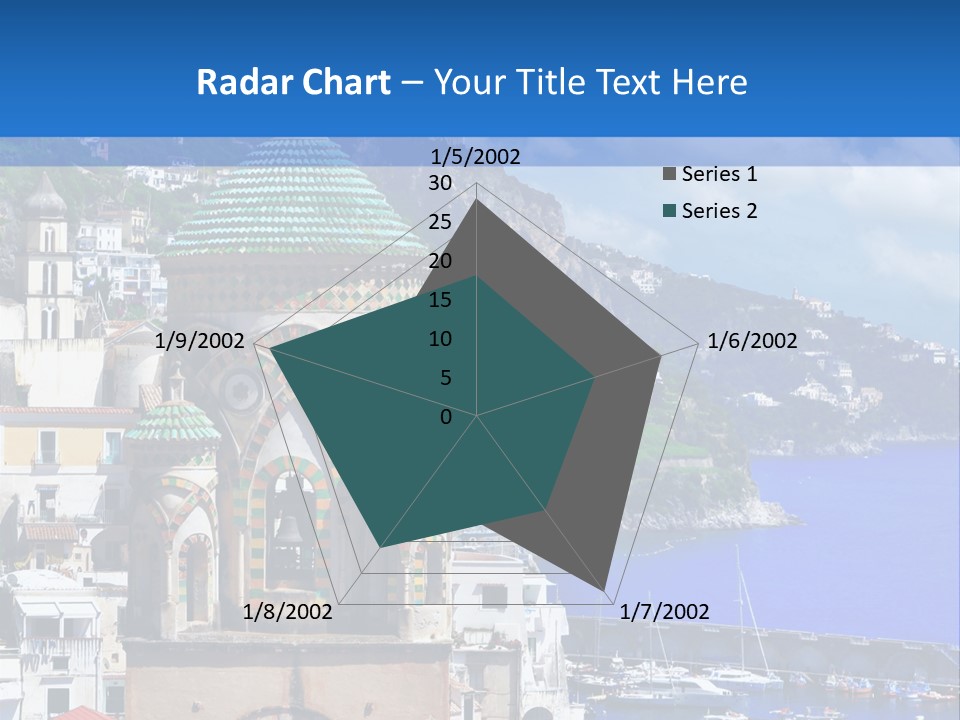 Romance Building Outdoor PowerPoint Template