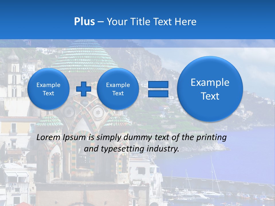 Romance Building Outdoor PowerPoint Template