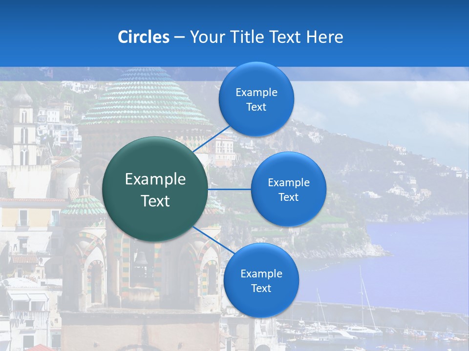 Romance Building Outdoor PowerPoint Template