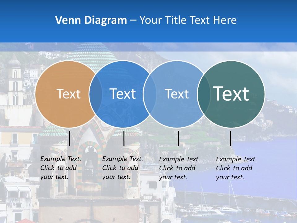 Romance Building Outdoor PowerPoint Template