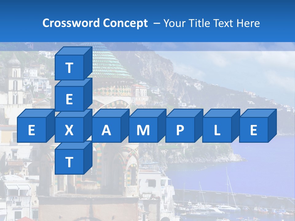 Romance Building Outdoor PowerPoint Template