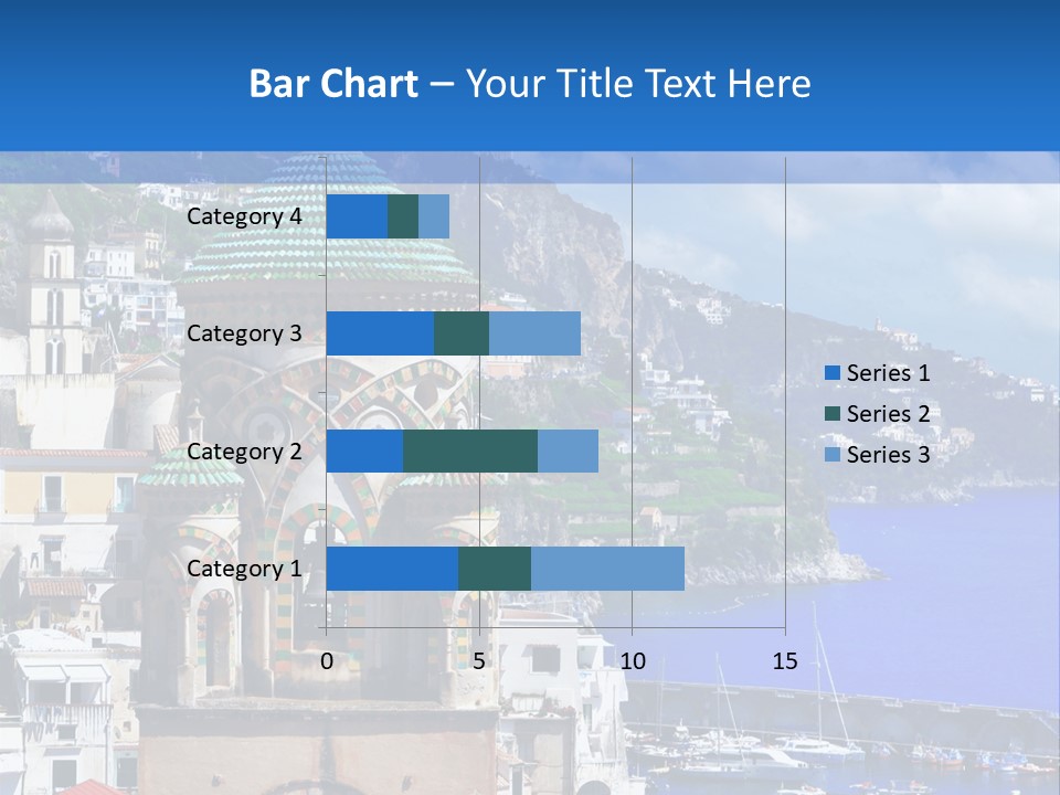 Romance Building Outdoor PowerPoint Template