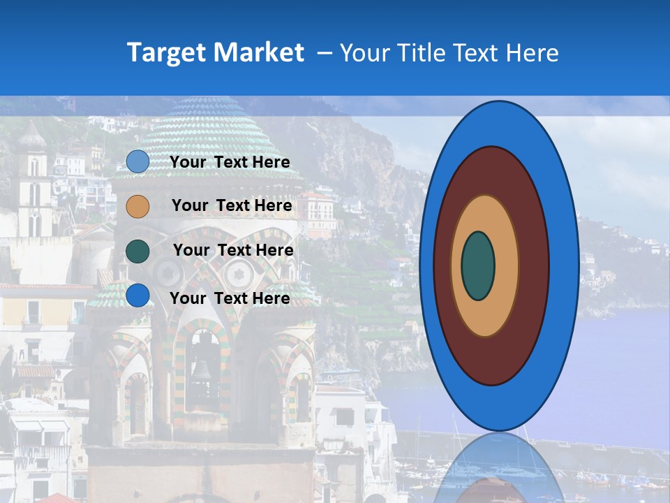 Romance Building Outdoor PowerPoint Template