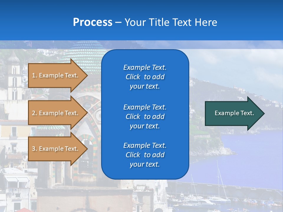 Romance Building Outdoor PowerPoint Template