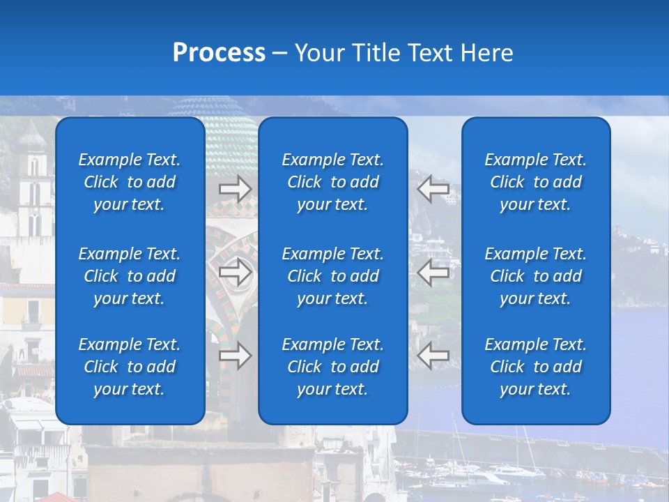 Romance Building Outdoor PowerPoint Template