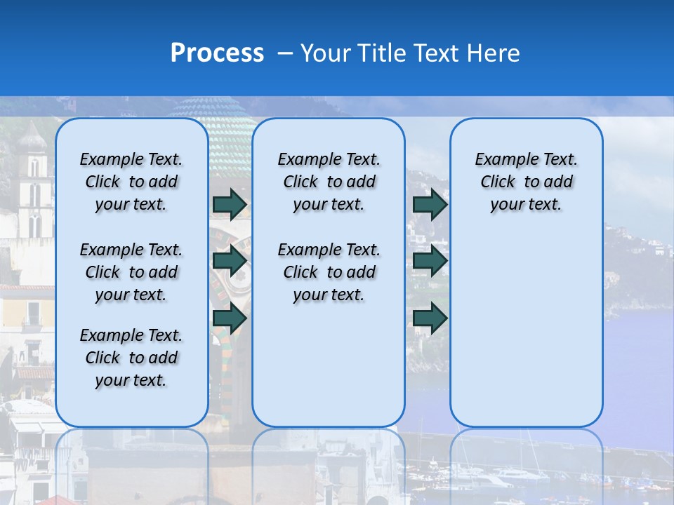 Romance Building Outdoor PowerPoint Template