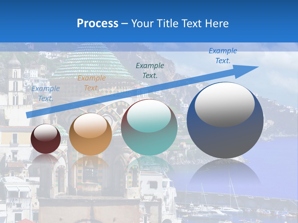 Romance Building Outdoor PowerPoint Template
