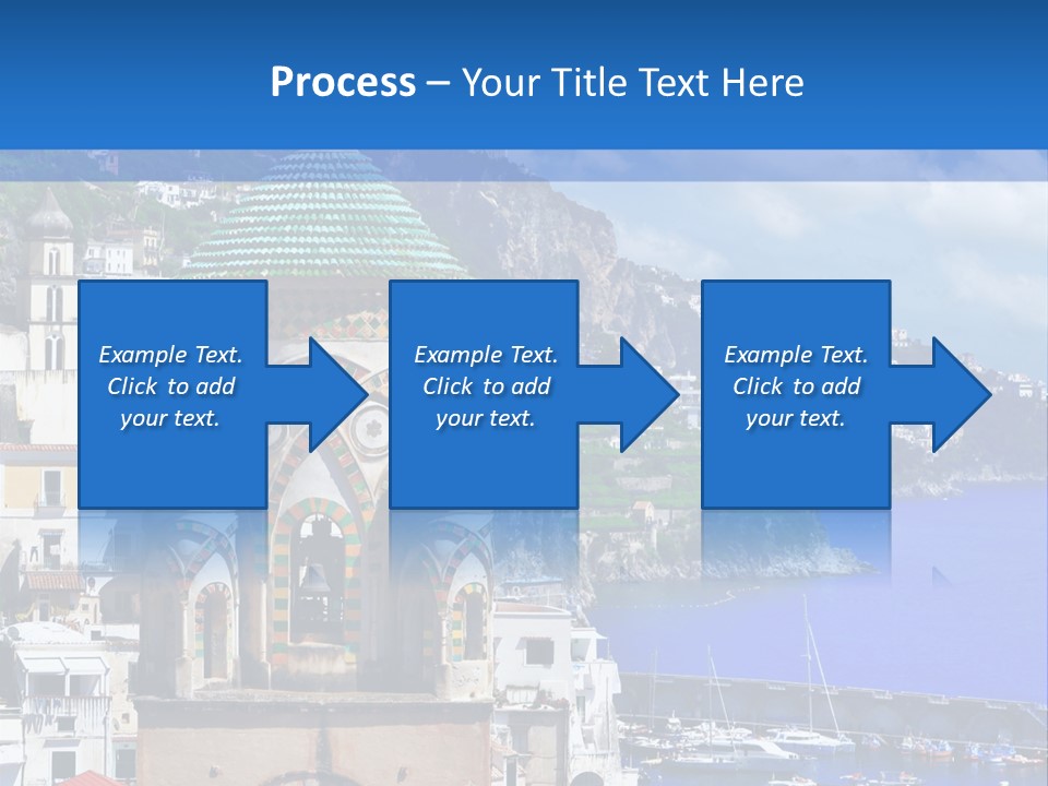 Romance Building Outdoor PowerPoint Template