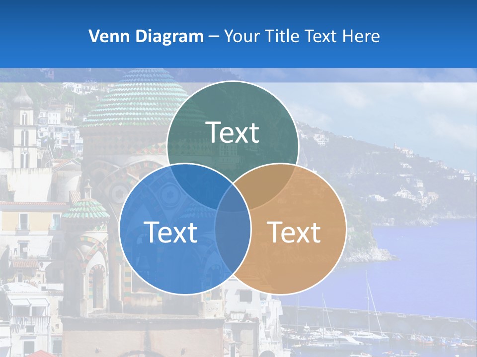 Romance Building Outdoor PowerPoint Template