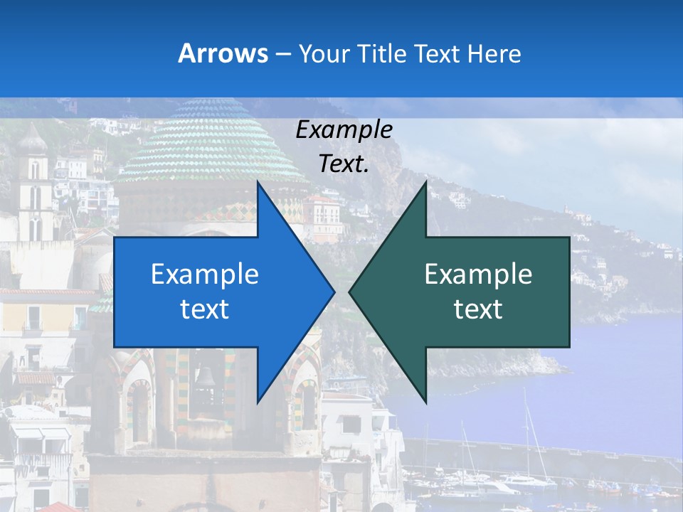 Romance Building Outdoor PowerPoint Template