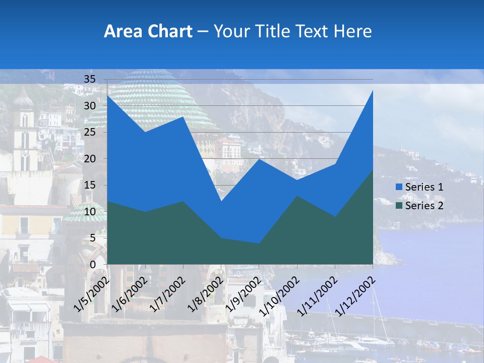 Romance Building Outdoor PowerPoint Template