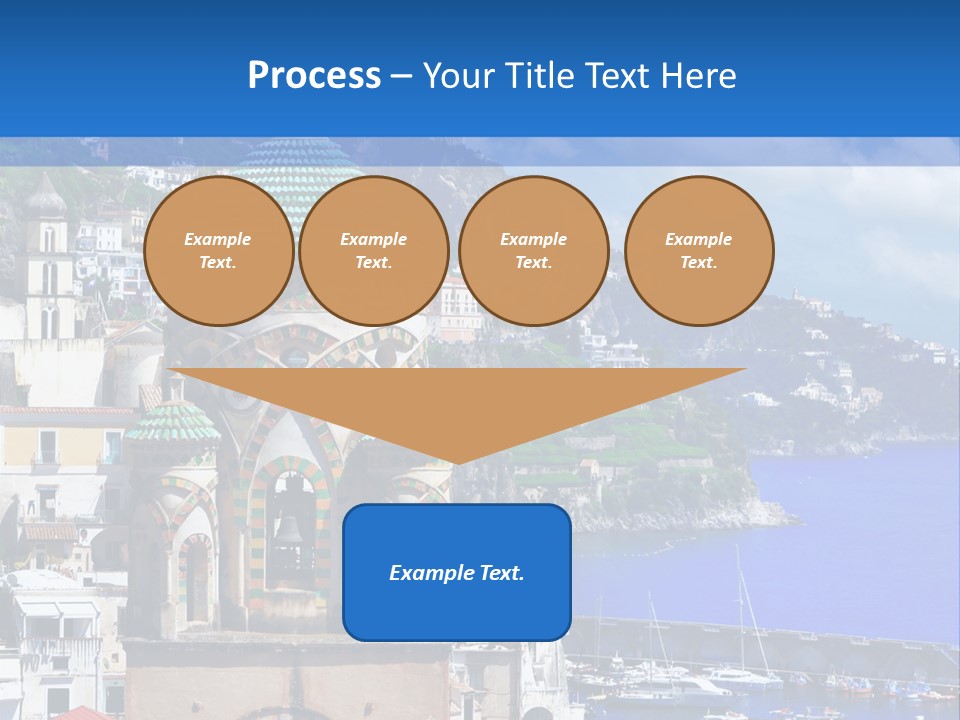 Romance Building Outdoor PowerPoint Template