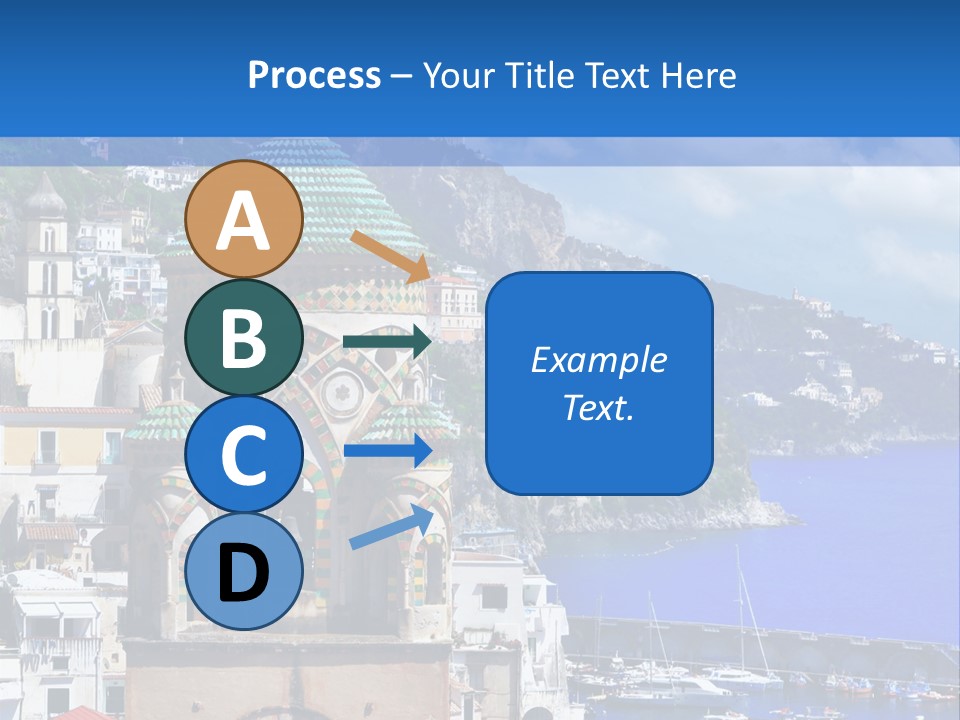 Romance Building Outdoor PowerPoint Template