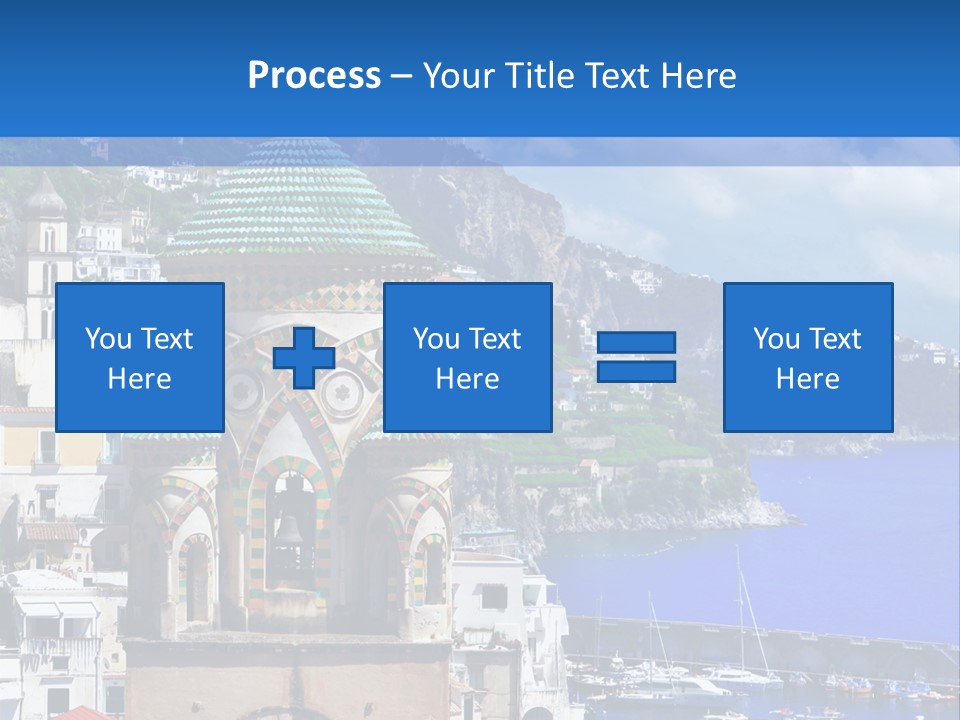 Romance Building Outdoor PowerPoint Template