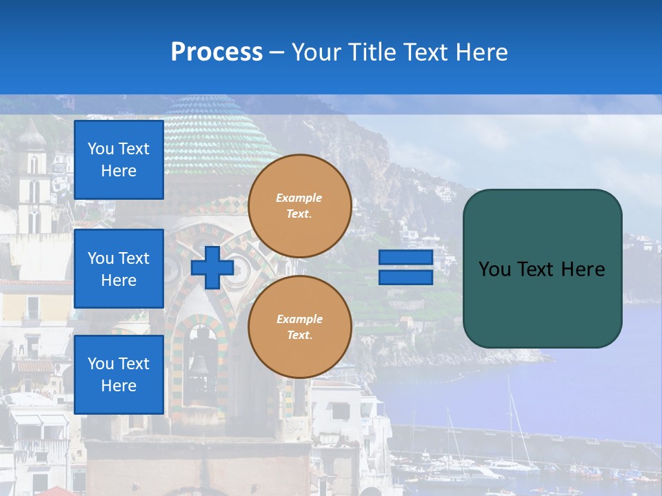Romance Building Outdoor PowerPoint Template