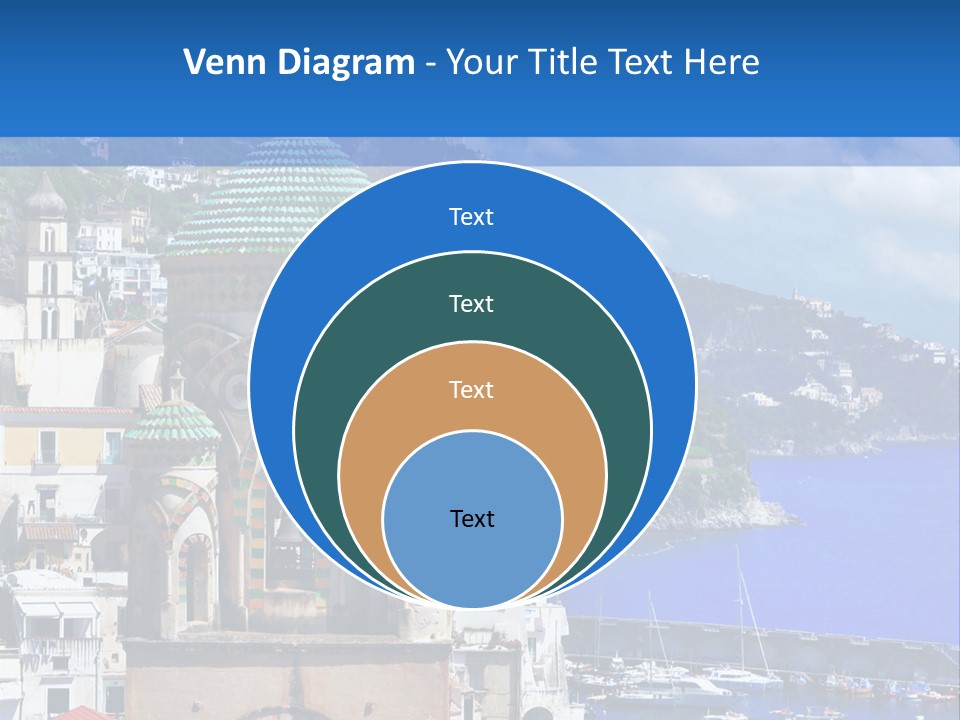 Romance Building Outdoor PowerPoint Template