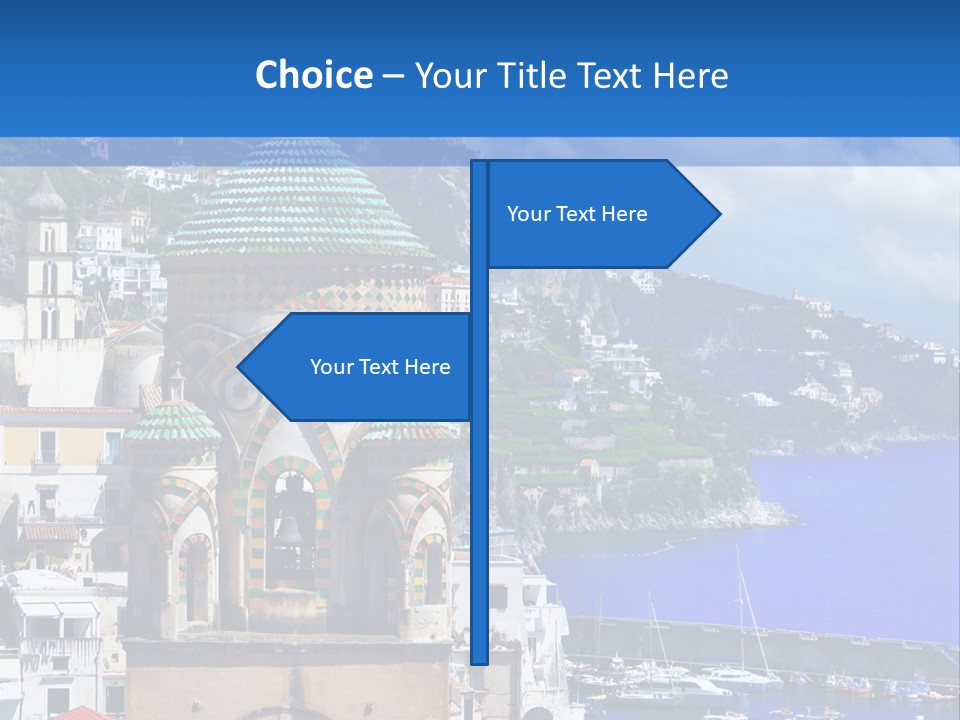 Romance Building Outdoor PowerPoint Template