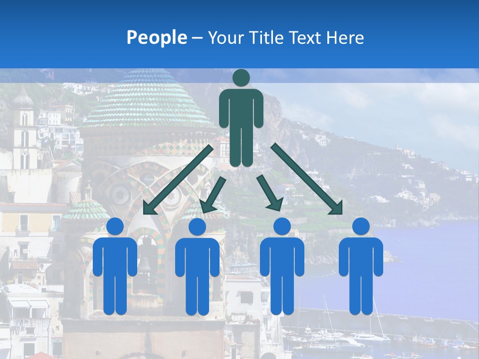 Romance Building Outdoor PowerPoint Template