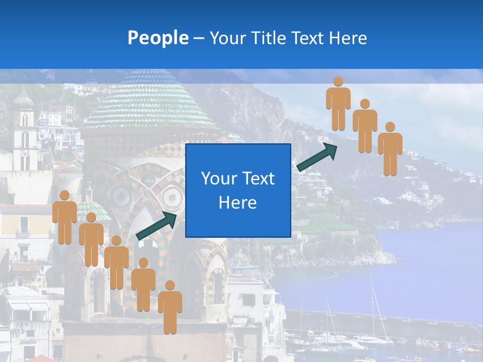 Romance Building Outdoor PowerPoint Template