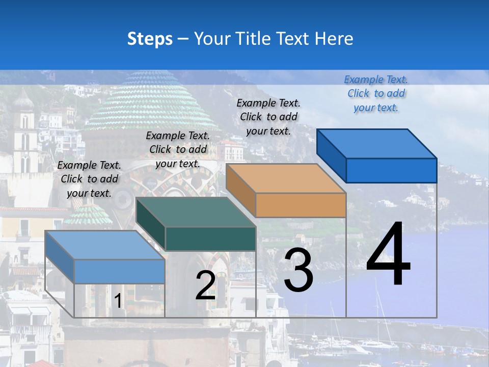 Romance Building Outdoor PowerPoint Template