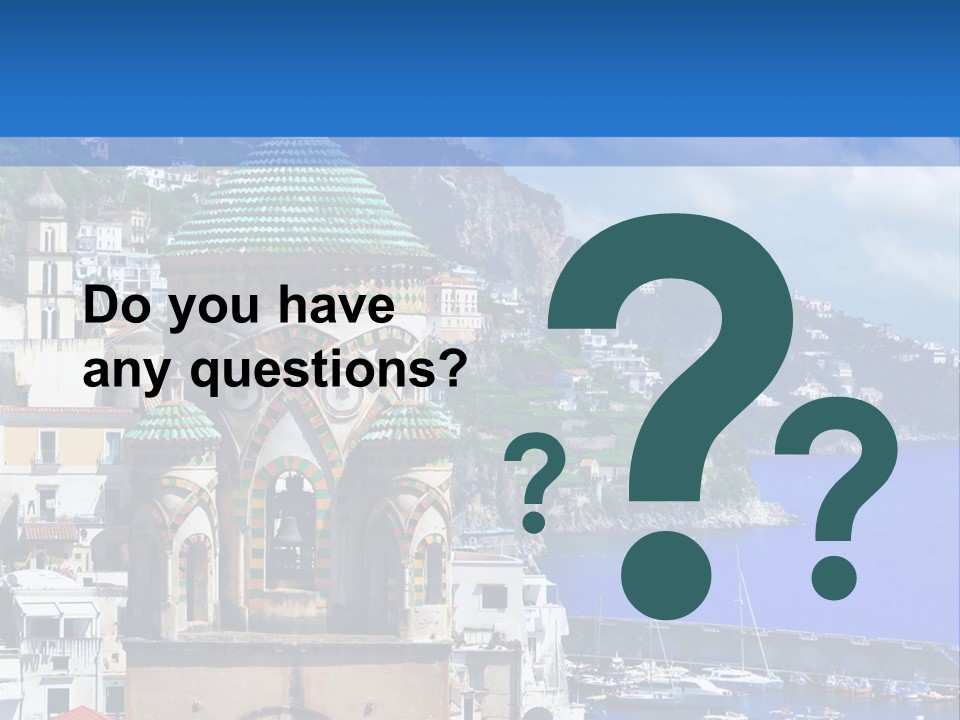 Romance Building Outdoor PowerPoint Template