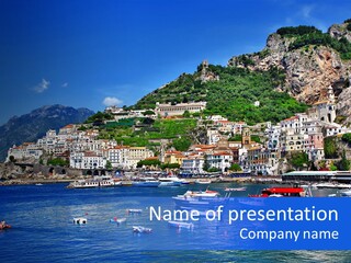 Image Amalfi Europe PowerPoint Template