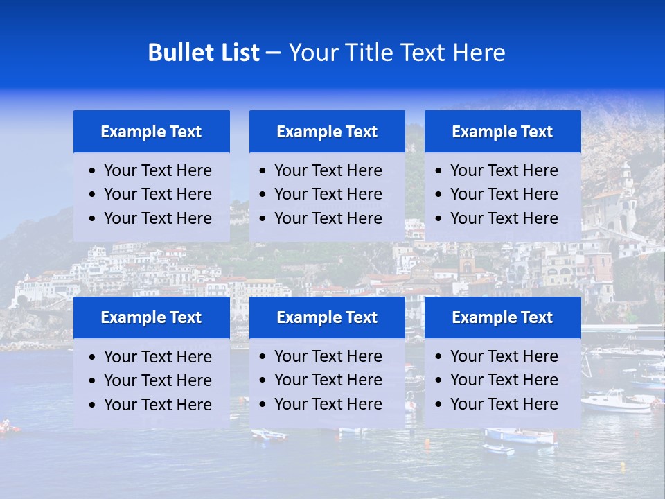 Image Amalfi Europe PowerPoint Template