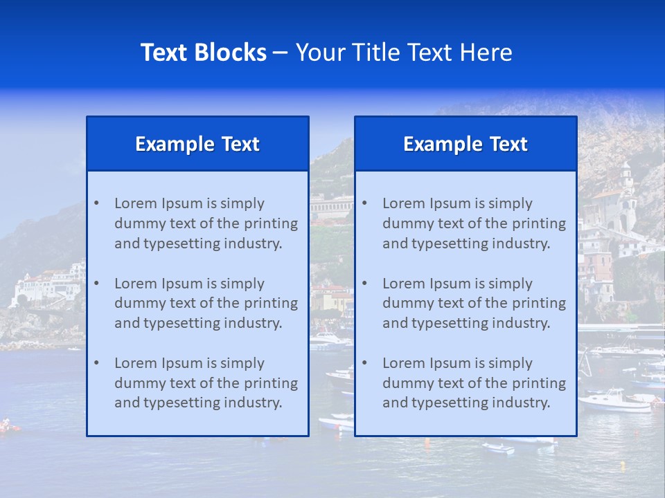 Image Amalfi Europe PowerPoint Template
