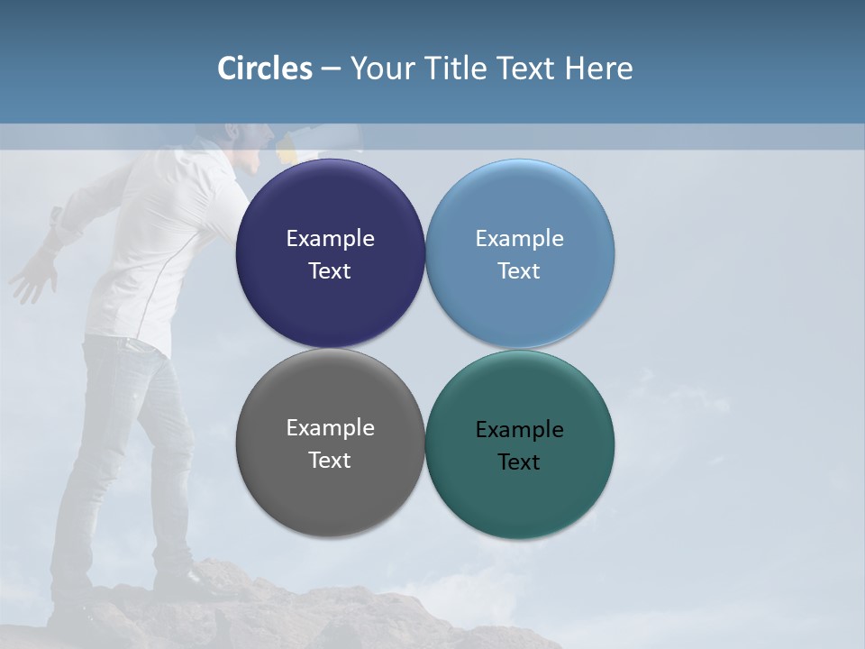 High Voice Businessman PowerPoint Template