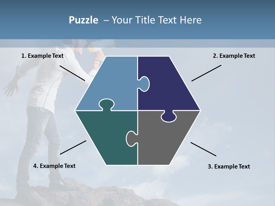 High Voice Businessman PowerPoint Template