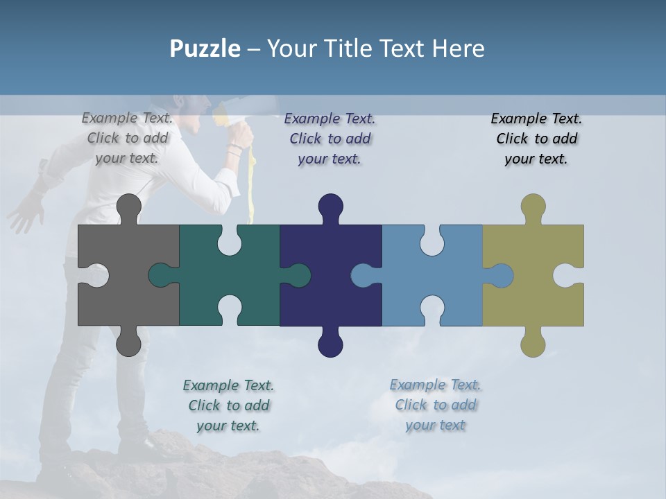 High Voice Businessman PowerPoint Template