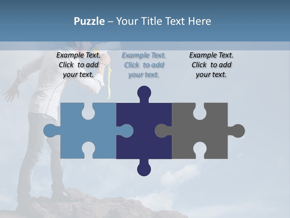 High Voice Businessman PowerPoint Template