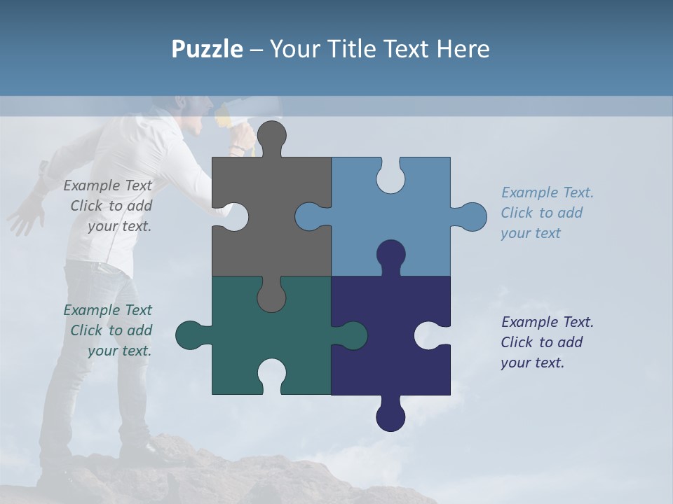 High Voice Businessman PowerPoint Template