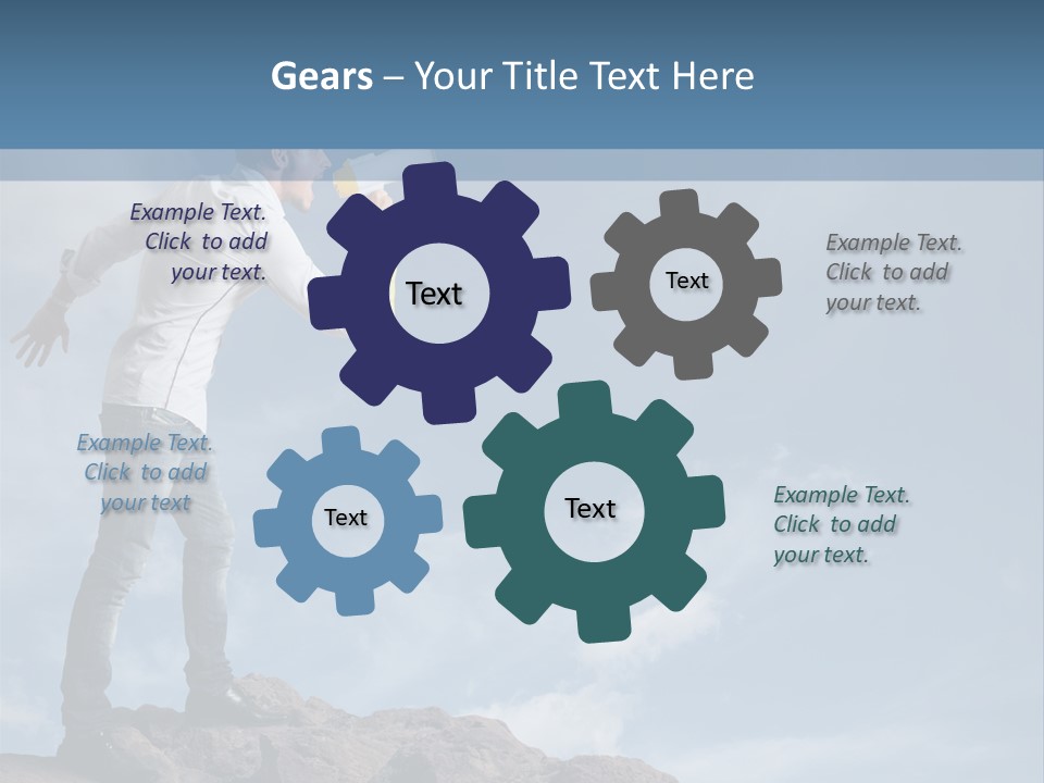 High Voice Businessman PowerPoint Template