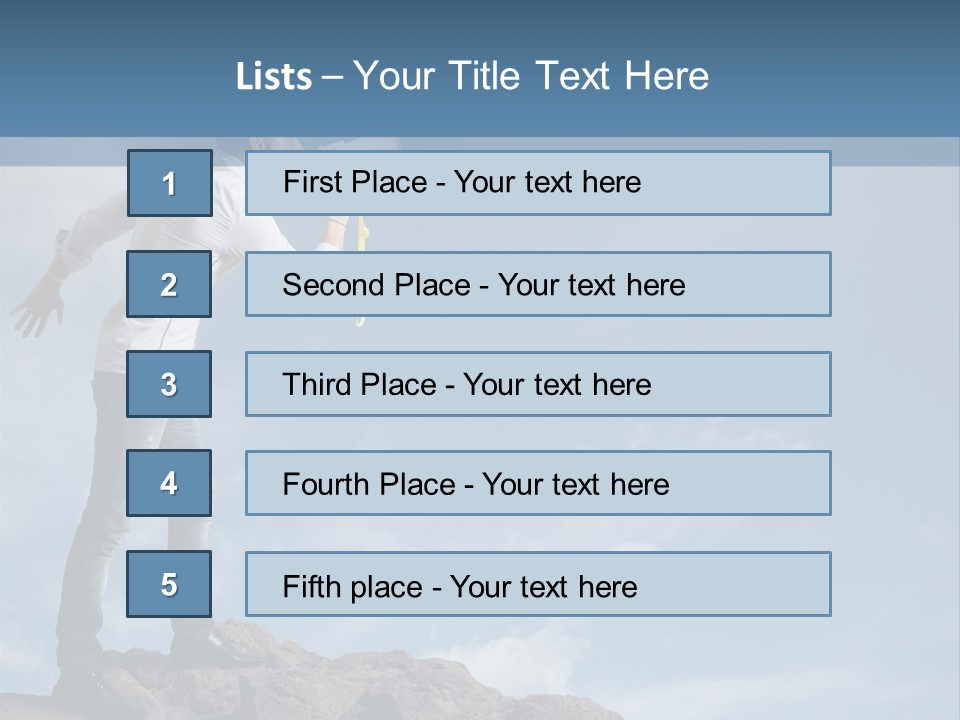High Voice Businessman PowerPoint Template