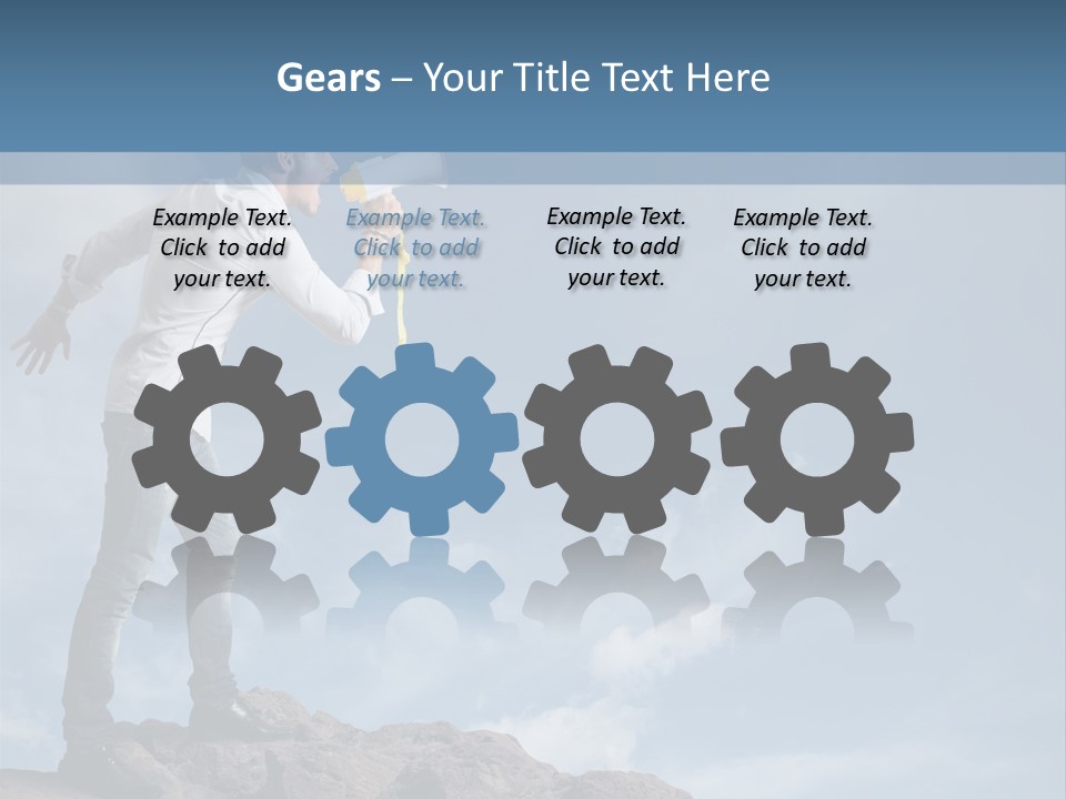 High Voice Businessman PowerPoint Template