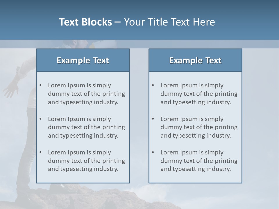 High Voice Businessman PowerPoint Template