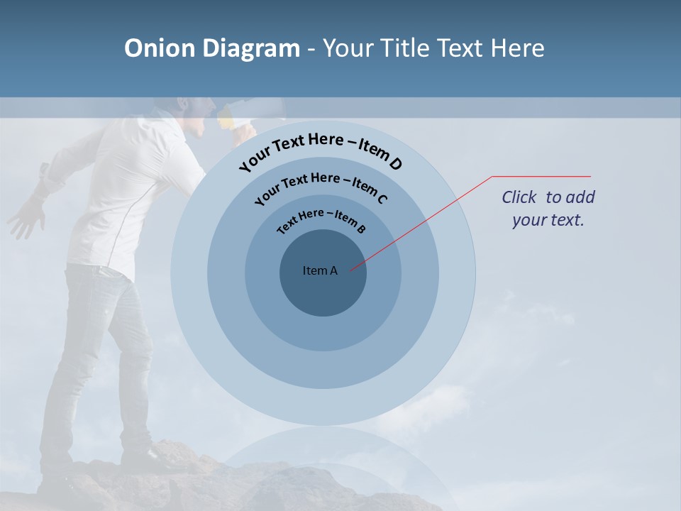 High Voice Businessman PowerPoint Template